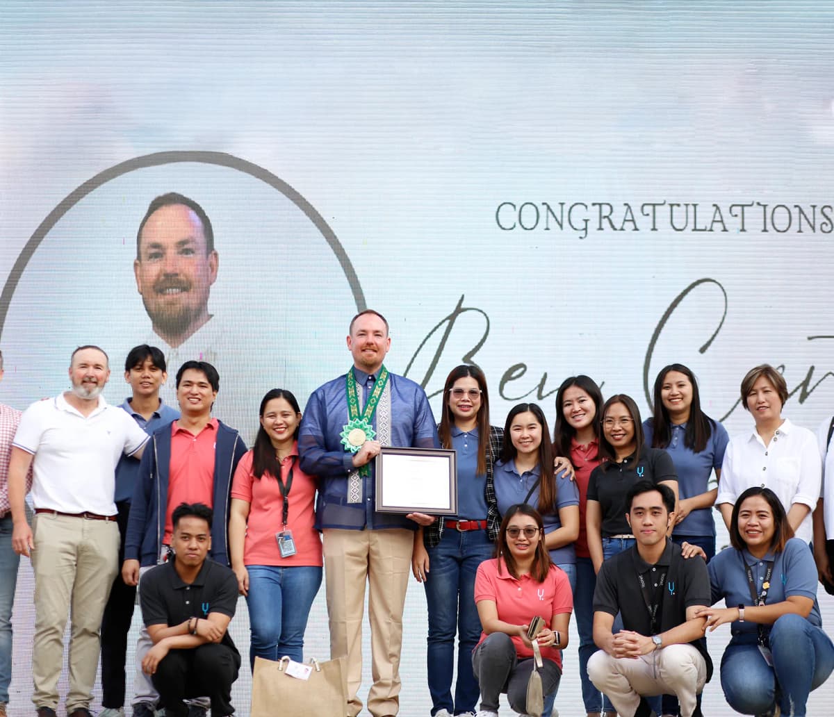 Adopted Son of Balanga City recognition certificate